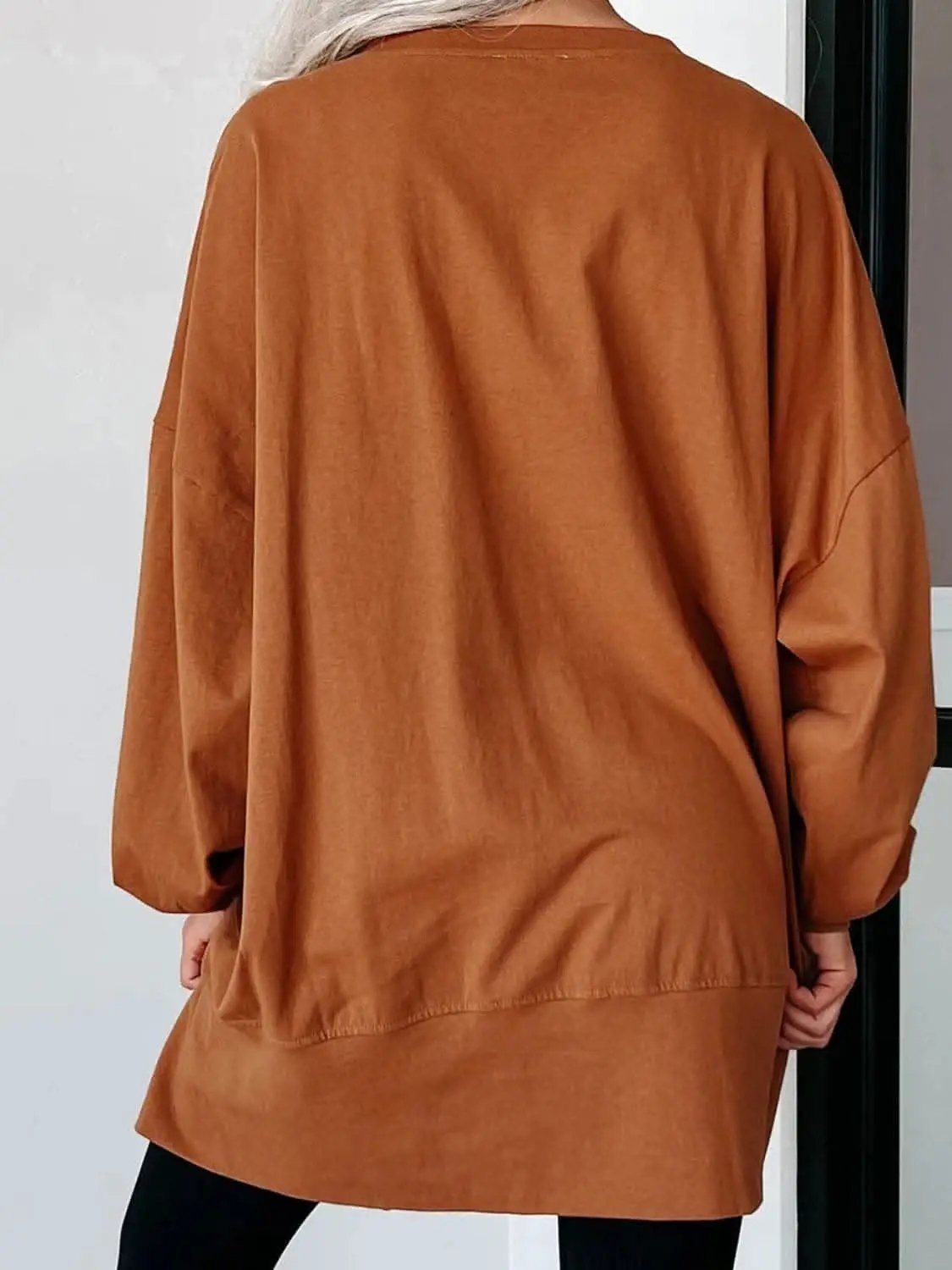 Notched sequin letter top in sheer - Love Salve